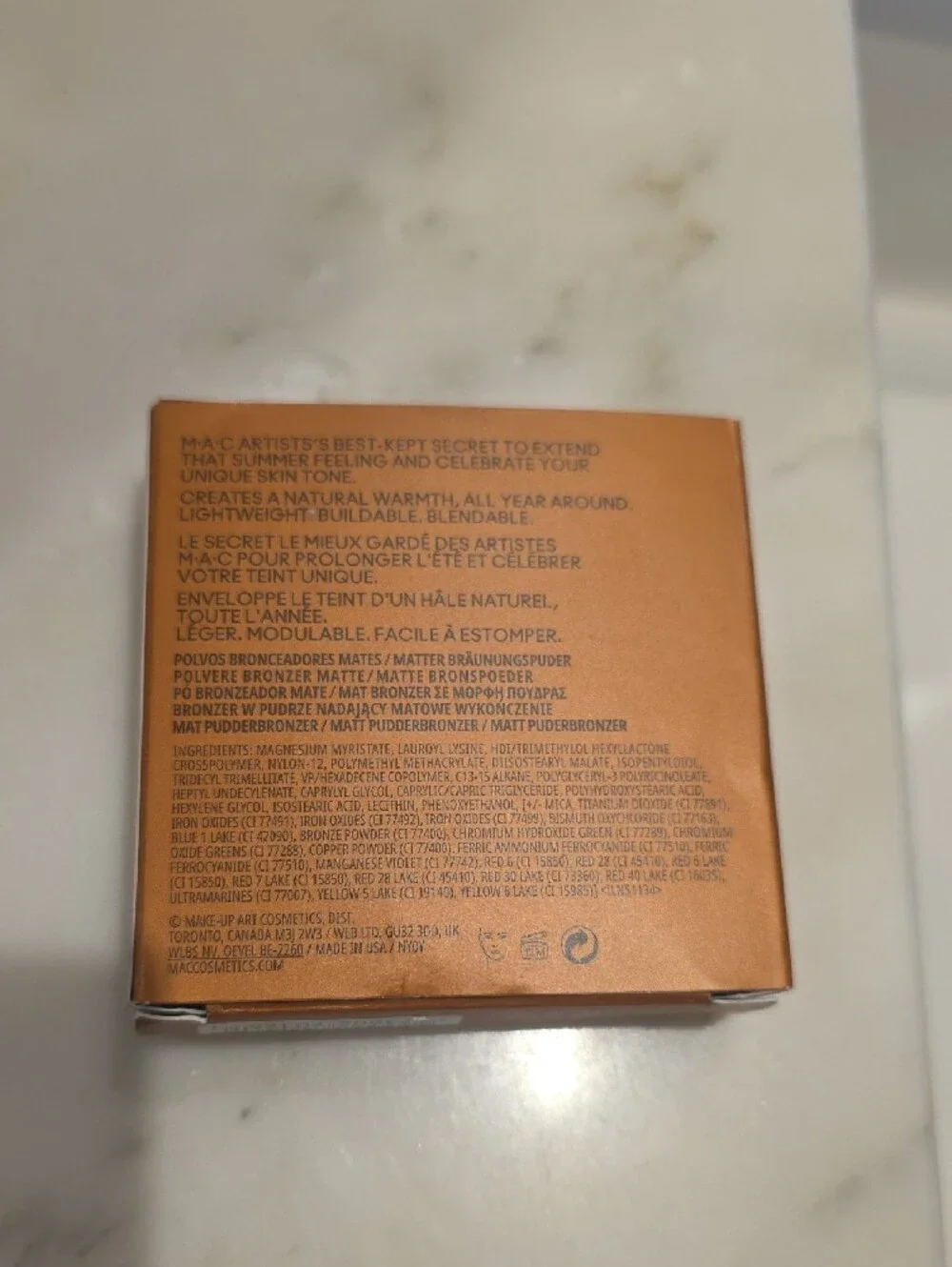 MAC Skinfinish Sunstruck Matte Bronzer Matte Richer Rosy